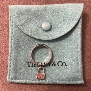 Tiffany & Co. 1837 Lock Ring Sterling Silver 925
